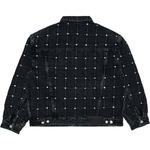 Куртка Supreme Studded Seam Denim Trucker Jacket, Black - фото 2
