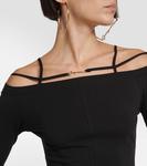 Топ Sierra Lencera из хлопка JACQUEMUS, черный - фото 4