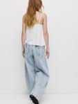 Мешковатые джинсы Pull&Bear, светло-голубой - фото 7