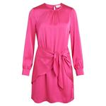 Короткое платье Vila Annes Long Sleeve, розовый - фото 3