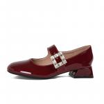 TAFN Туфли Mary Jane черные - фото