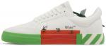 Кроссовки Off-White Vulc Sneaker 'White Fluo Green', белый - фото 3