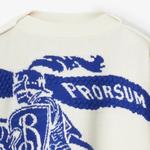 Детский свитер Burberry, белый - фото 4