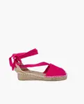 Простые валенсийские эспадрильи для девочек Pisamonas, фуксия - фото