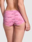 Трусики-Шорты No-Show Pink, smooth pink lollipop script print - фото 2