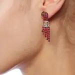 GUCCI Серьги женские красные - фото 3