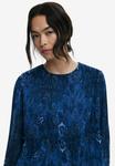 Блуза Desigual LONG-SLEEVE PLEATED, Blue - фото 5
