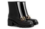 Кроссовки horsebit ankle boot 'black' Gucci, черный - фото 2