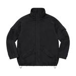 Куртка Supreme Brushed Twill Zip Jacket, Black - фото