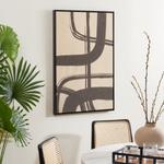 Картина Safavieh Inky Freeway, серо-коричневый - фото