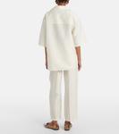 Особленд поло из смеси льна и шелка Osiride Max Mara, Avorio - фото 3