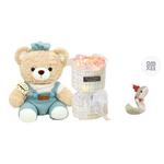 KUMAOYA Милые плюшевые медвежата Mocha, высота 28 см - фото