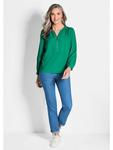 Блузка GOLDNER, темно-зеленый - фото 2