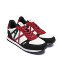 Кроссовки мужские Armani Exchange комбинированные, белый/красный/черный - фото 3