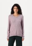Джемпер VILA VIRIL L/S V-NECK TOP, Toadstool/Mauve - фото