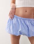 Мини-юбка Monki puffball в синюю полоску - фото 3