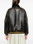 Prada кожаный бомбер, черный - фото 4