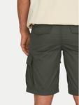 Шорты из ткани обычного кроя Loc Cargo 22029214 Only & Sons, зеленый - фото 4