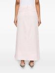 Peserico поплиновая юбка миди, розовый - фото 4