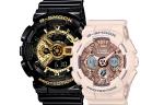 CASIO Часы Unisex Pair Table Series Gold Watch, Pink+Black Gold Dial - фото 2