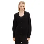 Свитер Tom Tailor V Neck cardigan, черный - фото