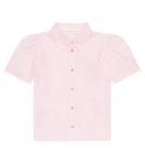 Хлопковая рубашка со звездами Morley, розовый - фото