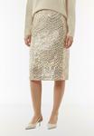 Юбка-карандаш comma, песочный - фото 5