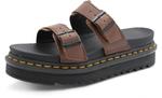 Dr. Martens Myles Black Brando Sandal, Dark Brown - фото