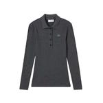 Женская поло LACOSTE, темно-серый - фото