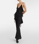 Кожаные ботильоны apollo Khaite, черный - фото 2