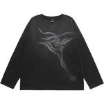 CLOT Футболка унисекс постиранная черная - фото