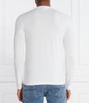 Лонгслив мужской Calvin Klein облегающего кроя однотонный, белый - фото 4