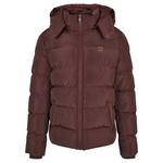 Куртка Urban Classics Hooded Puffer-Big, красный - фото