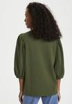 Блузка Kaffe Kajanna, оливковый - фото 3