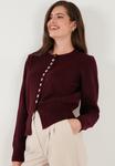 Кардиган LELA Cardigan, Bordeaux - фото 4