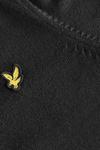 Хлопковый свитер для мальчика с круглым вырезом Lyle & Scott, черный - фото 4