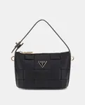 Маленькая сумка через плечо на молнии Guess, черный - фото