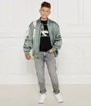 Бомбер Regular fit Calvin Klein Jeans, зеленый - фото 2