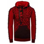 Толстовка с капюшоном Rusty Neal необычного дизайна, антрацит - фото 5