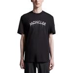 Футболка мужская черная Moncler, черный - фото 2