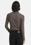 Топ GANT STRIPED TURTLENECK, Taupe Beige/Taupe - фото 3