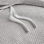 Пододеяльник Hudson Park Collection Palermo, King, серебряный - фото 4