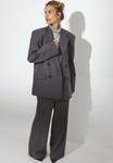 Брюки NA-KD WIDE SUITING, Dark Grey - фото 2
