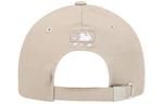 MLB Хлопковая бейсболка унисекс бежевая, Beige - фото 8