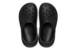 Stomp Clog U шлепанцы на платформе Crocs, черный - фото 3