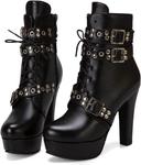 Ботильоны платформы Scaoruki, 110 Black - фото 4