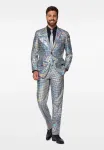 Костюм дискоболлера Opposuits, Silver-Coloured - фото