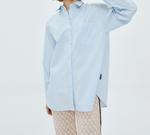 MLB Рубашка New York Yankees Basic Logo Unisex Light Blue - фото 5