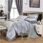 Generic Комплект постельного белья из сатина с кружевом - фото 6