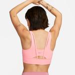 Бюстгальтер (WMNS) Nike Zenvy Longline Medium-Support Padded Sports Bra 'Pink' - фото 2
